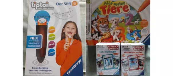 Neu in der Bücherei - Tiptoi-Stifte
