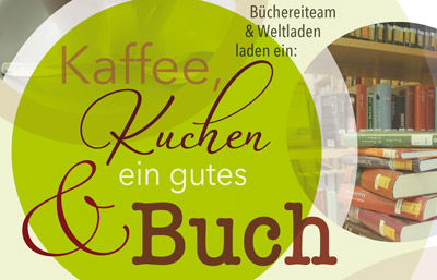 Kaffee, Kuchen & ein gutes Buch – Einladung zur Literaturrunde Kaffee, Kuchen & ein gutes Buch – Einladung zur Literaturrunde